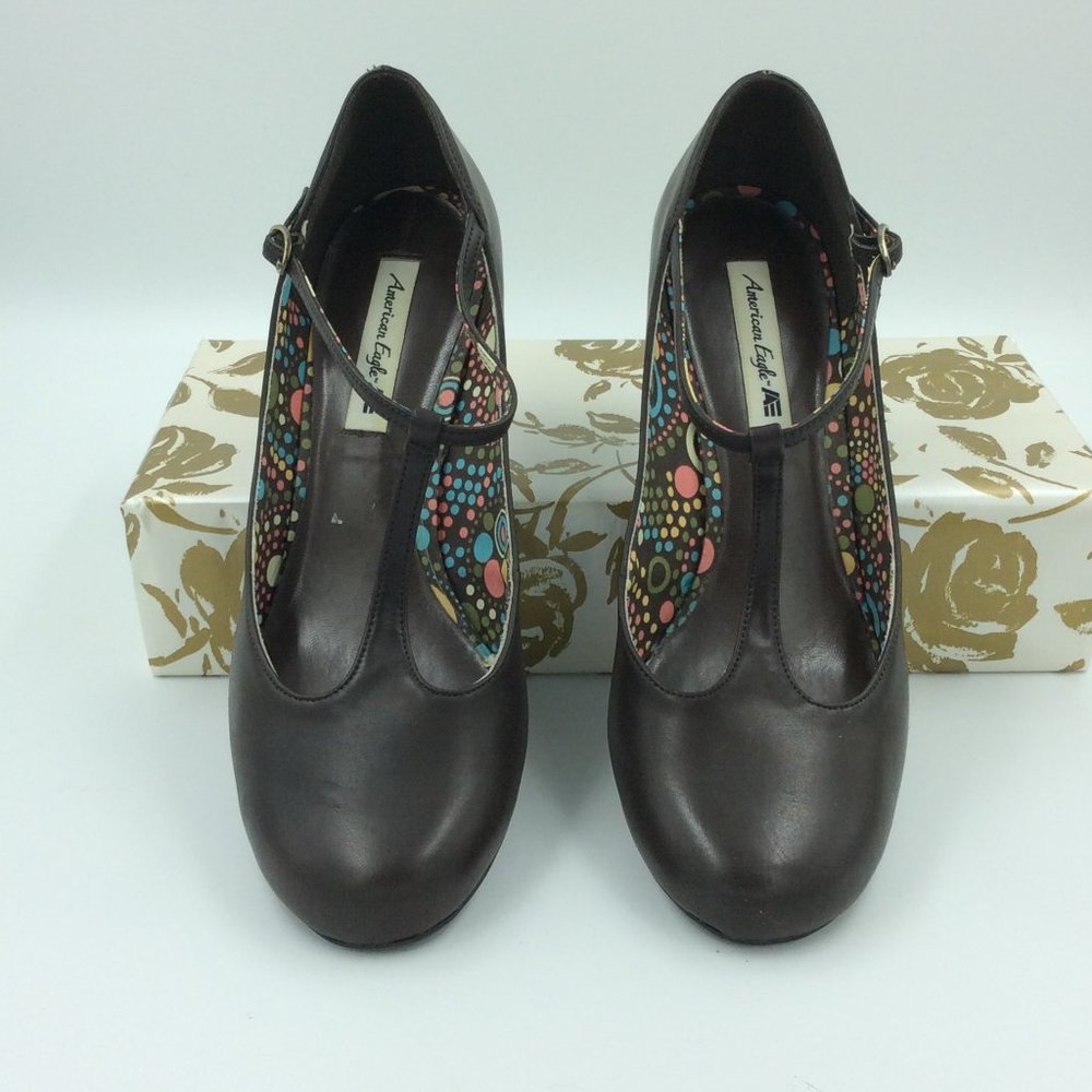 American Eagle T-Strap Dress Shoes